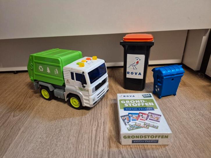 Vuilniswagen, rova kliko en kwartet, Kinderen en Baby's, Speelgoed | Speelgoedvoertuigen, Ophalen of Verzenden