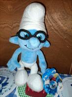 Brilsmurf knuffel smurfen bril smurf 23 cm groot, Verzamelen, Smurfen, Brilsmurf, Ophalen of Verzenden