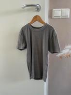 Zara Grijs Geribbeld Shirt - Maat S, Ophalen of Verzenden, Zo goed als nieuw, Korte mouw, Maat 36 (S)