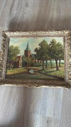 Schilderij van kerk P. Van Schaik jr, Antiek en Kunst, Ophalen of Verzenden