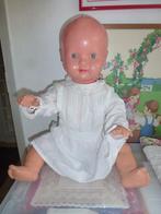 Mooie oude pop met oud jurkje (60 cm), Ophalen of Verzenden, Zo goed als nieuw, Pop