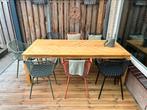 Teakhout tuintafel met 8 tuinstoelen te koop, Tuin en Terras, Ophalen, Zo goed als nieuw, Teakhout