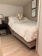 Elektrisch Verstelbaar Eenpersoons Bed | Als Nieuw!, Verstelbaar, 90 cm, Eenpersoons, Beige