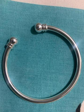 Zilveren Open Armband / Sieraad Zilver Mannen Vrouwen Bangle beschikbaar voor biedingen