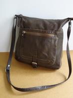 Leren schoudertas LIV tas leer crossbody, Overige merken, Bruin, Ophalen of Verzenden, Zo goed als nieuw
