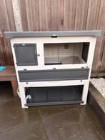Konijnenhok Grand Lodge 120 plus Ferplast, Ophalen, 110 cm of meer, Zo goed als nieuw, 90 cm of meer