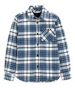 H&M geruit flanel overhemd blauw wit zwart maat 158, H&M, Overhemd of Blouse, Nieuw, Ophalen of Verzenden