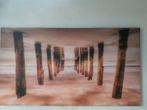 Grote canvas 100 180cm strandafbeelding, Antiek en Kunst, Ophalen
