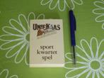 UnieKaas sport kwartet spel, Verzamelen, Speelkaarten, Jokers en Kwartetten, Ophalen of Verzenden, Zo goed als nieuw, Kwartet(ten)