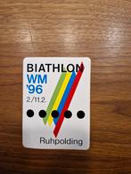 2710 Biathlon WM '96 Rupholding Sticker, Ophalen of Verzenden, Gebruikt