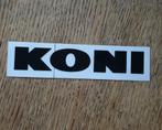 Sticker KONI transparant, 14x3,5 cm, Verzamelen, Ophalen of Verzenden, Nieuw, Overige typen