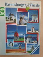Ravensburger puzzel 1500 stukjes Molens, Ophalen of Verzenden, 500 t/m 1500 stukjes, Zo goed als nieuw, Legpuzzel