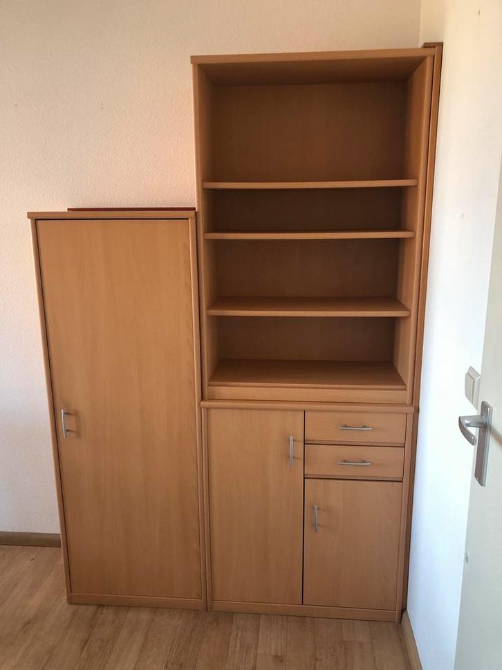 Kantoor kasten met bijbehorend bureau, Huis en Inrichting, Kasten | Computermeubels, Zo goed als nieuw, Ophalen