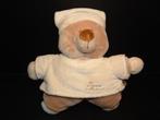 TIAMO BEER BRUNO THE BEAR STERPOPJE VELOURS BEIGE MET WIT SH, Verzenden, Nieuw, Beer
