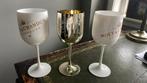 3 plastic Moet  & Chandon champagne glazen, Overige typen, Ophalen of Verzenden, Zo goed als nieuw