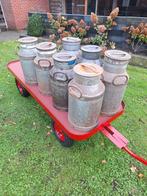 Melkbussenkar voor 12 melkbussen van 30 L, Ophalen, Gebruikt, Transportkar