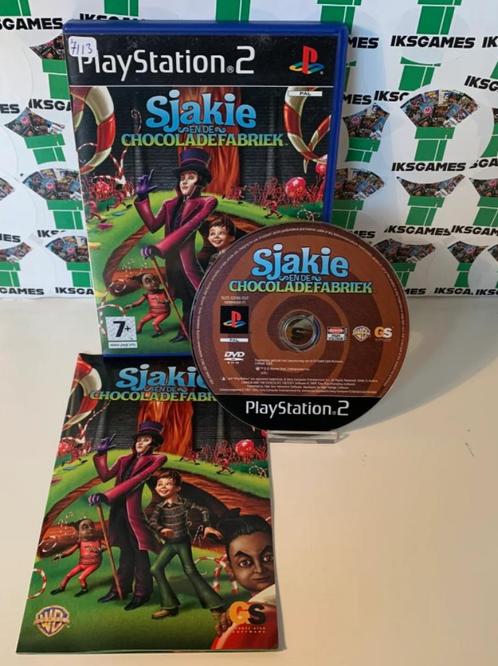 Sjakie en de Chocoladefabriek - PS2 - Iksgames, Spelcomputers en Games, Games | Sony PlayStation 2, Zo goed als nieuw, Simulatie