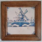 Antiek delfts blauwe tegel 18e eeuw, Ophalen of Verzenden