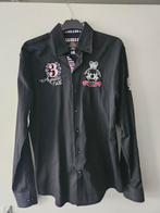 Zwart Arya Boy overhemd - Maat L, Zwart, Zo goed als nieuw, Halswijdte 41/42 (L), Ophalen