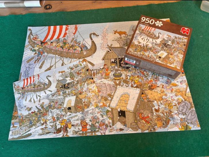 Jumbo Viking Puzzel - 950 Stukjes, Hobby en Vrije tijd, Denksport en Puzzels, Zo goed als nieuw, Legpuzzel, 500 t/m 1500 stukjes