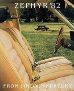 Folder Mercury Zephyr (1982), Verzenden, Gelezen, Overige merken