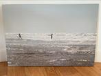 Terschelling canvas strand Noordzee met spelende kinderen, Antiek en Kunst, Ophalen