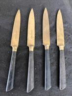 Vier antieke Uchatiusbronce fruitmessen, Ophalen of Verzenden