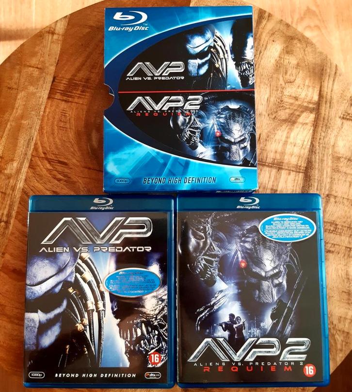 Alien vs. Predator 1 & 2 - AVP & AVP 2 Requiem, Cd's en Dvd's, Blu-ray, Nieuw in verpakking, Boxset, Ophalen of Verzenden