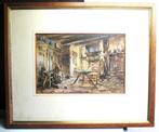 schilderij interieur Beets -Court, Verzenden