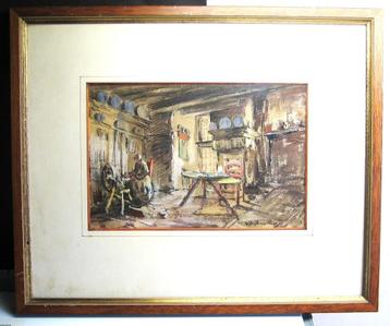 schilderij interieur Beets -Court  beschikbaar voor biedingen