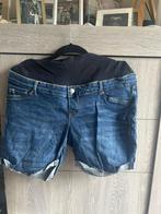 Zwangerschaps Jeans Short Mama - Maat 46, Blauw, Maat 46/48 (XL) of groter, Ophalen of Verzenden, Zo goed als nieuw
