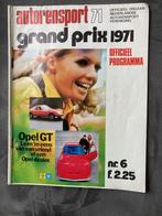 Programmaboekje Grand Prix Zandvoort 1971 Formule 1, Verzamelen, Gebruikt, Ophalen of Verzenden, Formule 1