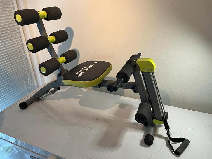 Wonder Core 2 Fitnessbank - 6-in-1 weerstandstraining ZGAN, Sport en Fitness, Fitnessmaterialen, Zo goed als nieuw, Fitnessbank