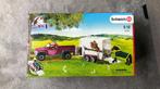 Schleich horse club 42346 - auto, trailer compleet in doos, Verzamelen, Speelgoed, Ophalen of Verzenden, Zo goed als nieuw