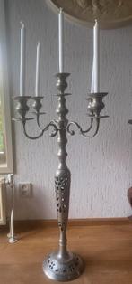 Zilverkleurige kandelaar 102 cm, Ophalen