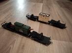 Marklïn HO dieplader wagons DB, Hobby en Vrije tijd, Wisselstroom, Gebruikt, Wagon, Ophalen of Verzenden