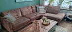 Bruine hoekbank 270x212 - Gebruikt, Huis en Inrichting, Banken | Bankstellen, Ophalen, 250 tot 300 cm, Gebruikt, Hoekbank