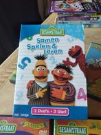 Sesamstraat DVD Box - Samen Spelen & Leren + Classics, Alle leeftijden, Boxset, Ophalen of Verzenden, Zo goed als nieuw