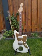 Squier 40th Anniversary Jazzmaster Gold met mastery, Muziek en Instrumenten, Ophalen of Verzenden, Zo goed als nieuw, Fender