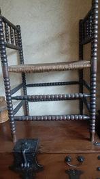 Klein rieten bankje / stoeltje, Ophalen of Verzenden