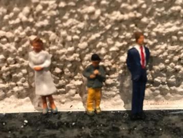 Modelbouwfiguren voor spoor, fotografie of diorama beschikbaar voor biedingen