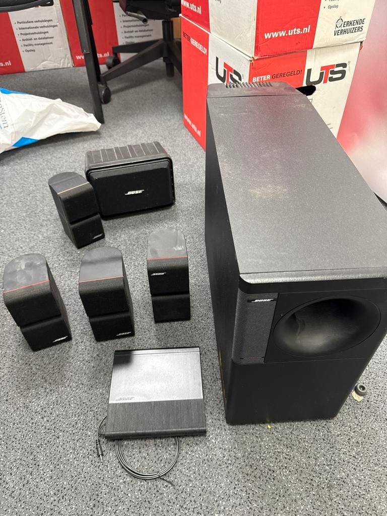Bose Acoustimass 25 Luidsprekersysteem, Gebruikt, 70 watt of meer, Ophalen of Verzenden, 5.1-systeem