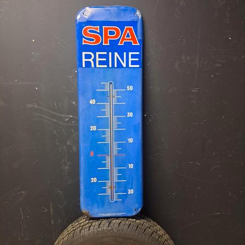Spa Thermometer blikken reclame bord Brux.  '72, Verzamelen, Merken en Reclamevoorwerpen, Gebruikt, Reclamebord, Ophalen of Verzenden