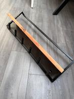 Metalen kapstok met houten plank - Pronto, Huis en Inrichting, Woonaccessoires | Kapstokken, Gebruikt, Minder dan 100 cm, Metaal