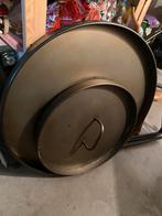 Twee salon tafeltjes, Huis en Inrichting, Tafels | Salontafels, Ophalen, Gebruikt, 50 tot 75 cm, Rond