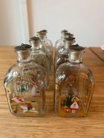 Set van 8 Holmegaard Kerstflessen – Jaren ’80 & ’90, Ophalen of Verzenden, Zo goed als nieuw