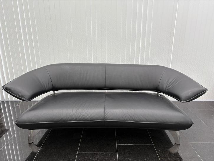 Bankstel: 3-zits, 2-zits & Fauteuil, Huis en Inrichting, Fauteuils, Zo goed als nieuw, Leer, 125 cm of meer, 75 tot 100 cm, Ophalen