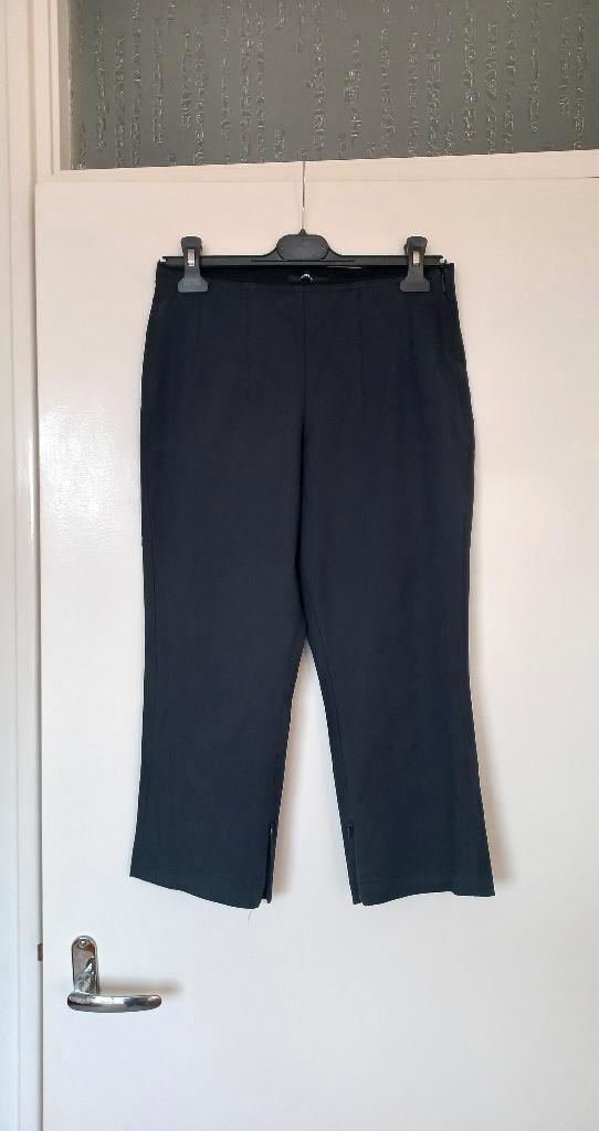 Cambio Capri Broek 'Reese', Donker Blauw, mt. 40 Met stretch, Kleding | Dames, Broeken en Pantalons, Zo goed als nieuw, Maat 38/40 (M)