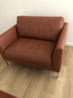 Love seat (1,5 zits fauteuil) leer, Huis en Inrichting, Banken | Sofa's en Chaises Longues, Minder dan 150 cm, Leer, 75 tot 100 cm