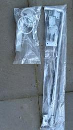 Poortbeslag set met deurhengen - 80cm, Doe-het-zelf en Verbouw, Hang- en Sluitwerk, Ophalen of Verzenden, Nieuw, IJzer, Scharnier